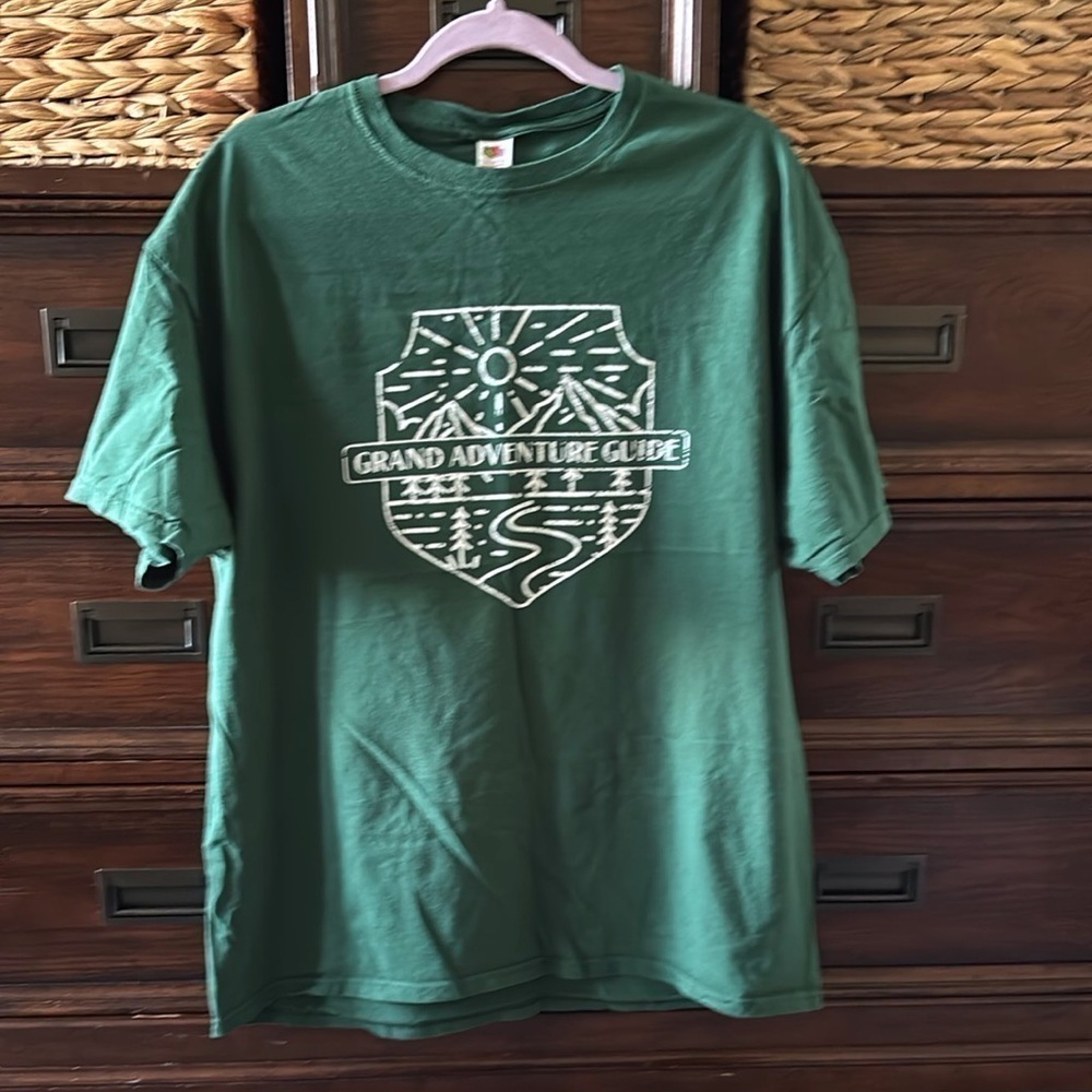 Fruit of the Loom Forest Green Short Sleeve Tee in size XL